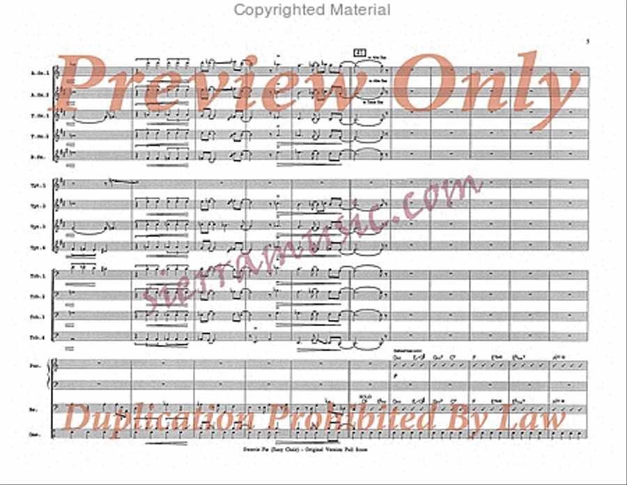 Sweetie Pie (Pro) (aka Easy Chair) Big Band scores gallery preview page 6