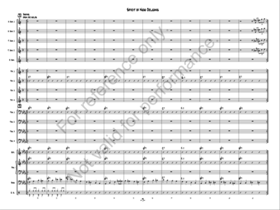 Spirit of New Orleans Spirit of New Orleans Jazz Ensemble scores gallery preview page 8