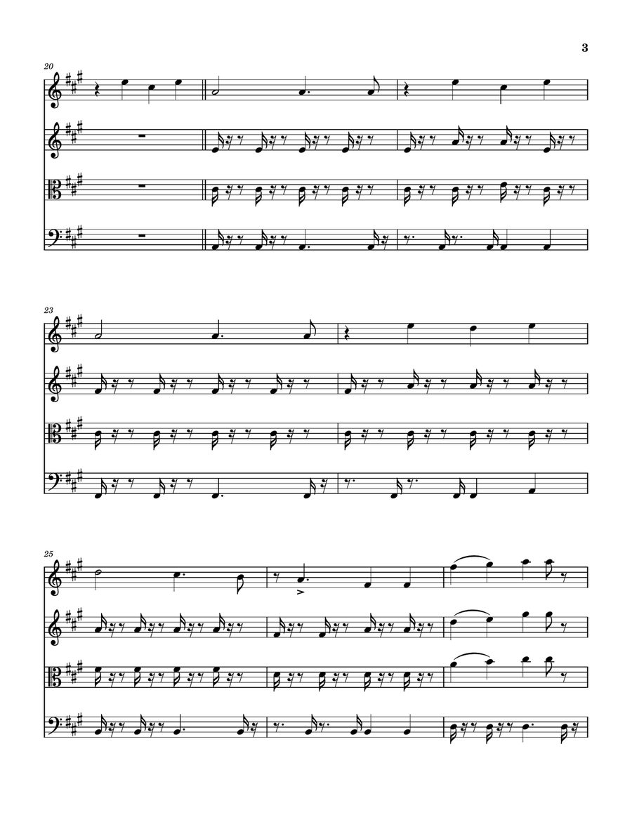 Christmas Isn't Christmas 'til You Get Here String Quartet scores gallery preview page 4