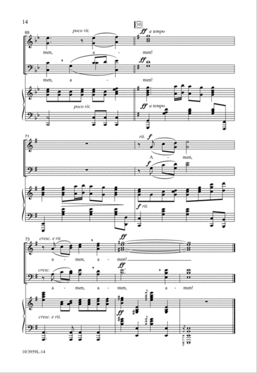 Worthy is the Lamb 4-Part scores gallery preview page 14