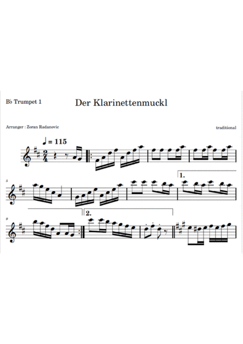 Der Klarinettenmuckl - for Bb trumpet duet image number null