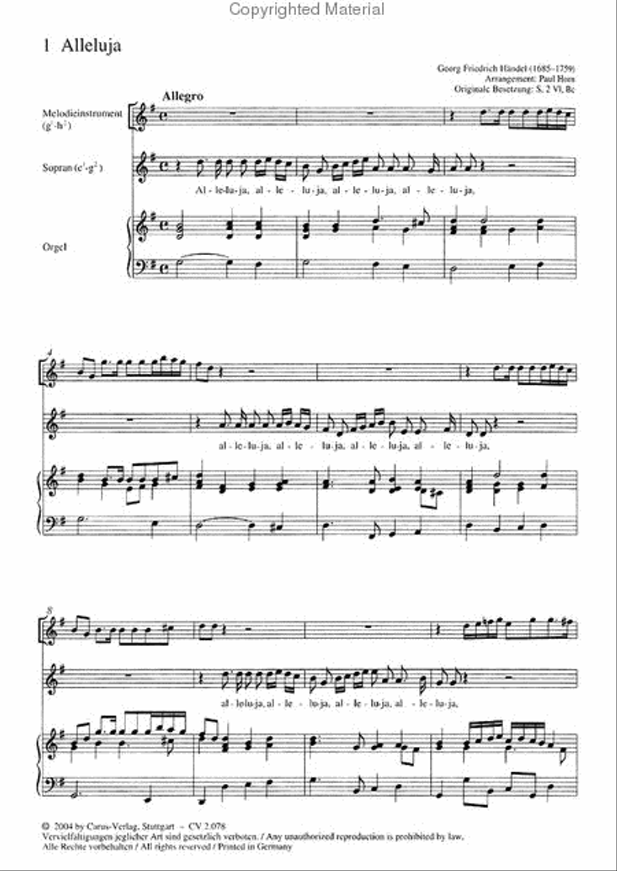 Music for Occasional Services, vol. 3 (Musik zu Kasualien, Heft 3) Collection / Songbook scores gallery preview page 2