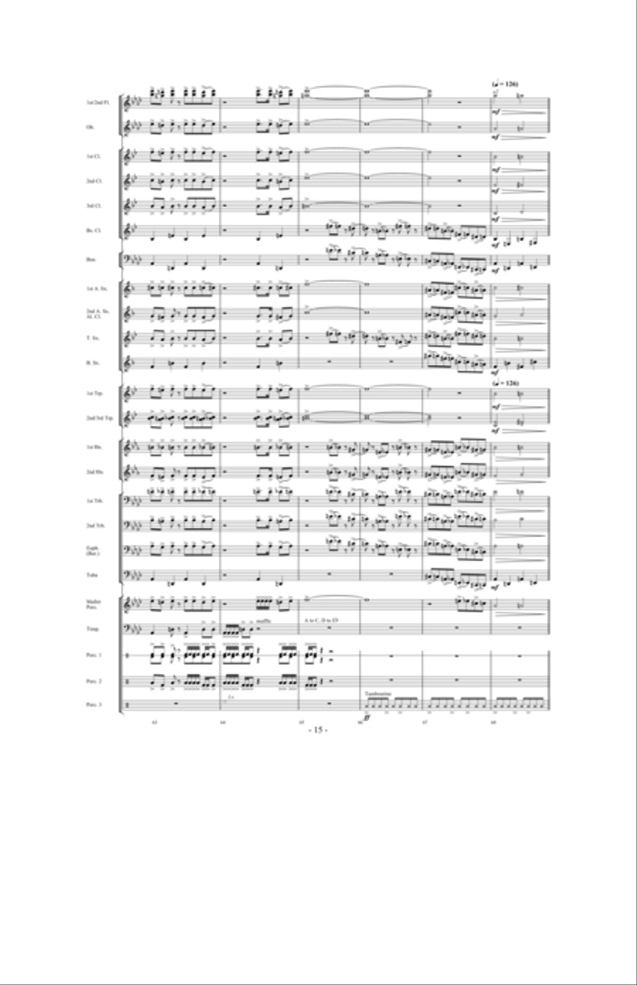 Valley of the Kings Concert Band scores gallery preview page 14