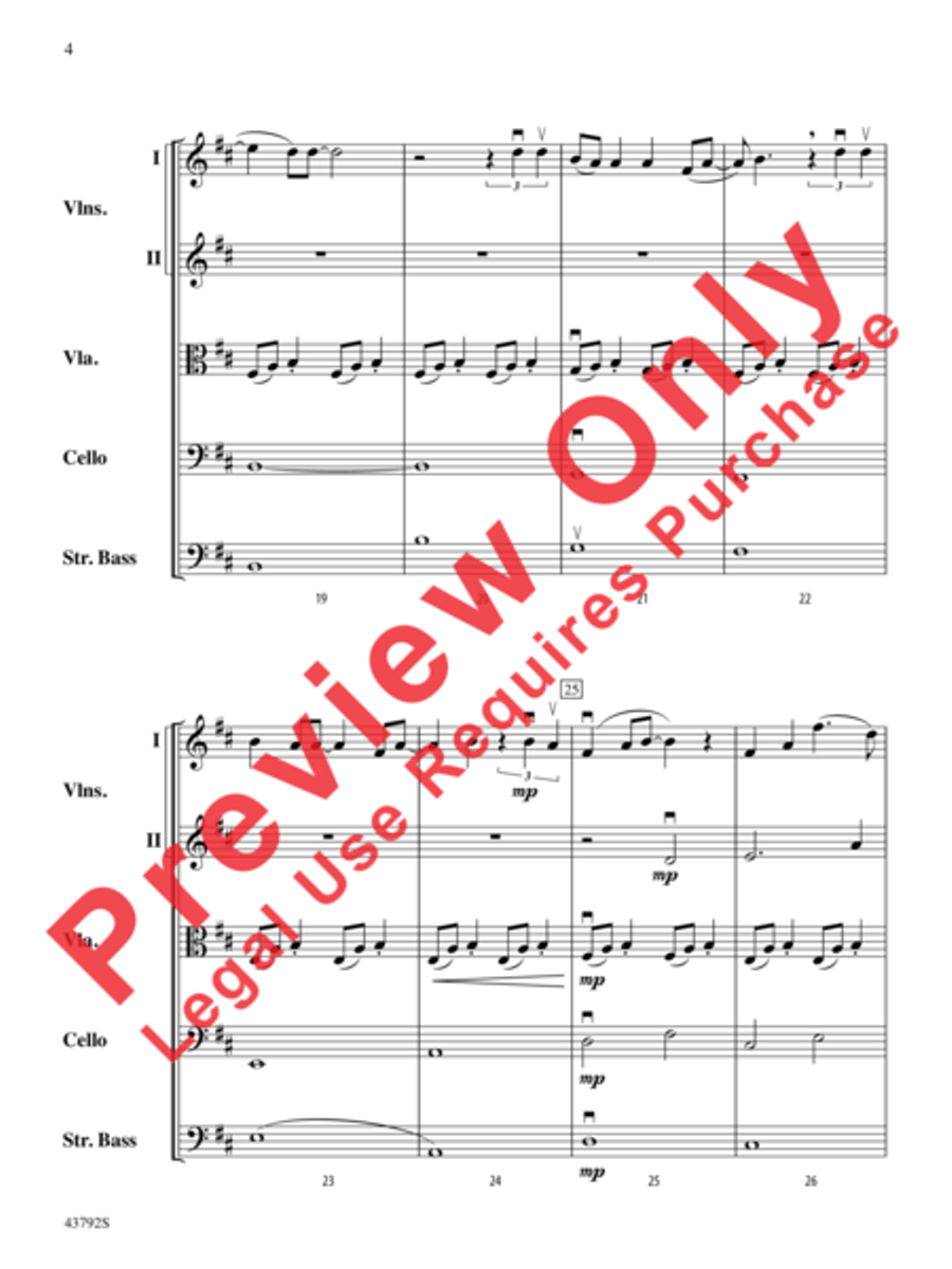I Don't Want to Miss a Thing String Orchestra scores gallery preview page 23