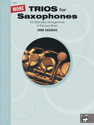 Book cover for More Trios for Saxophones