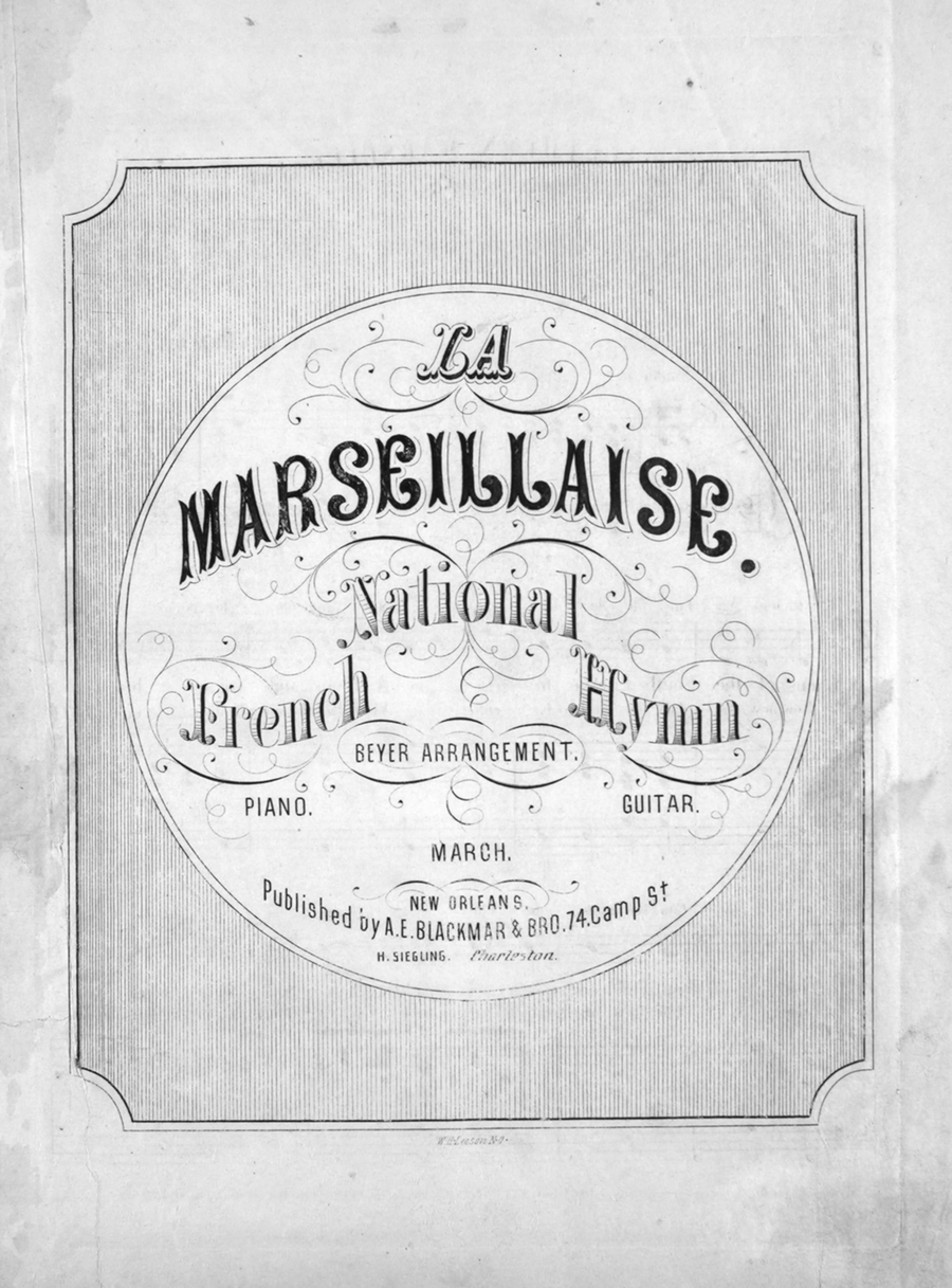 La Marseillaise. National French Hymn