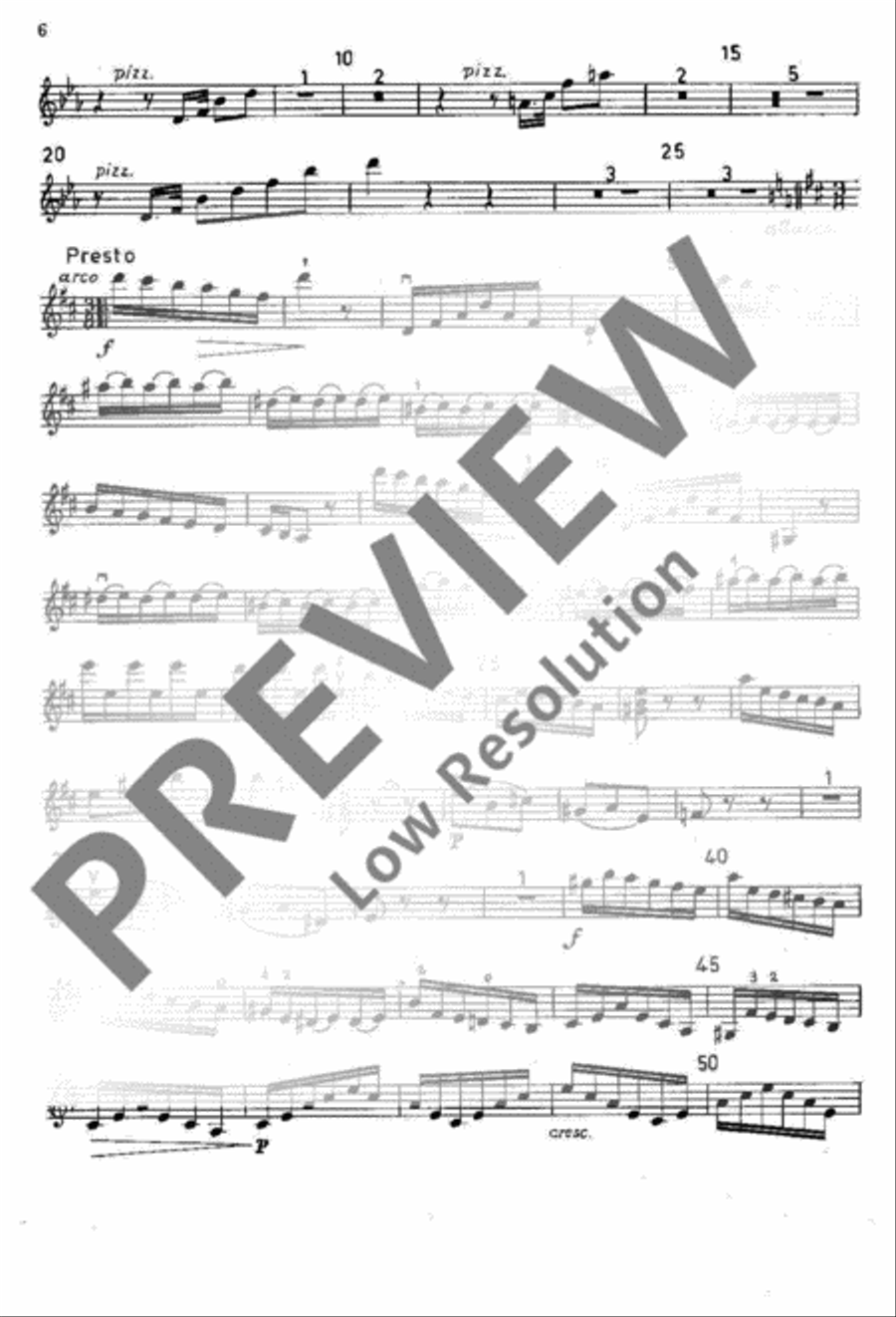 Symphony No. 1 Violin scores gallery preview page 7