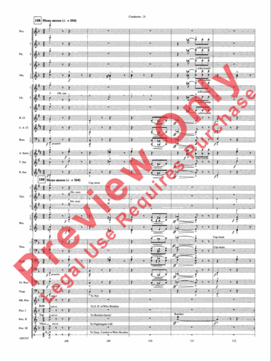 The Wizard of Oz Concert Band scores gallery preview page 24