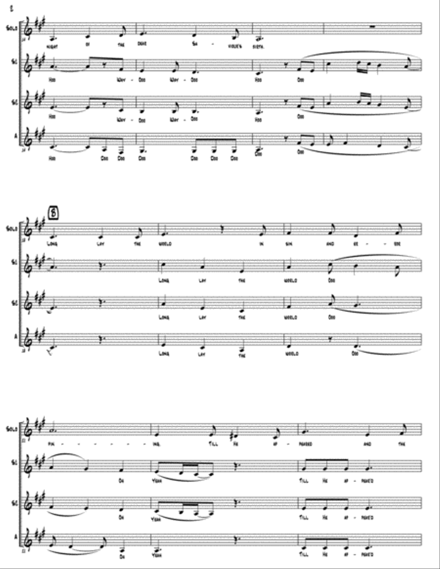 O Holy Night (as performed by Straight No Chaser) - SSAA SSAA scores gallery preview page 3