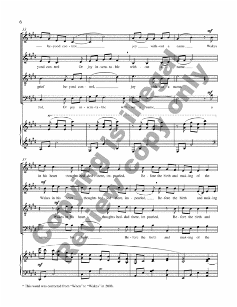 Voices of Earth: 3. Voices of Earth 4-Part scores gallery preview page 16