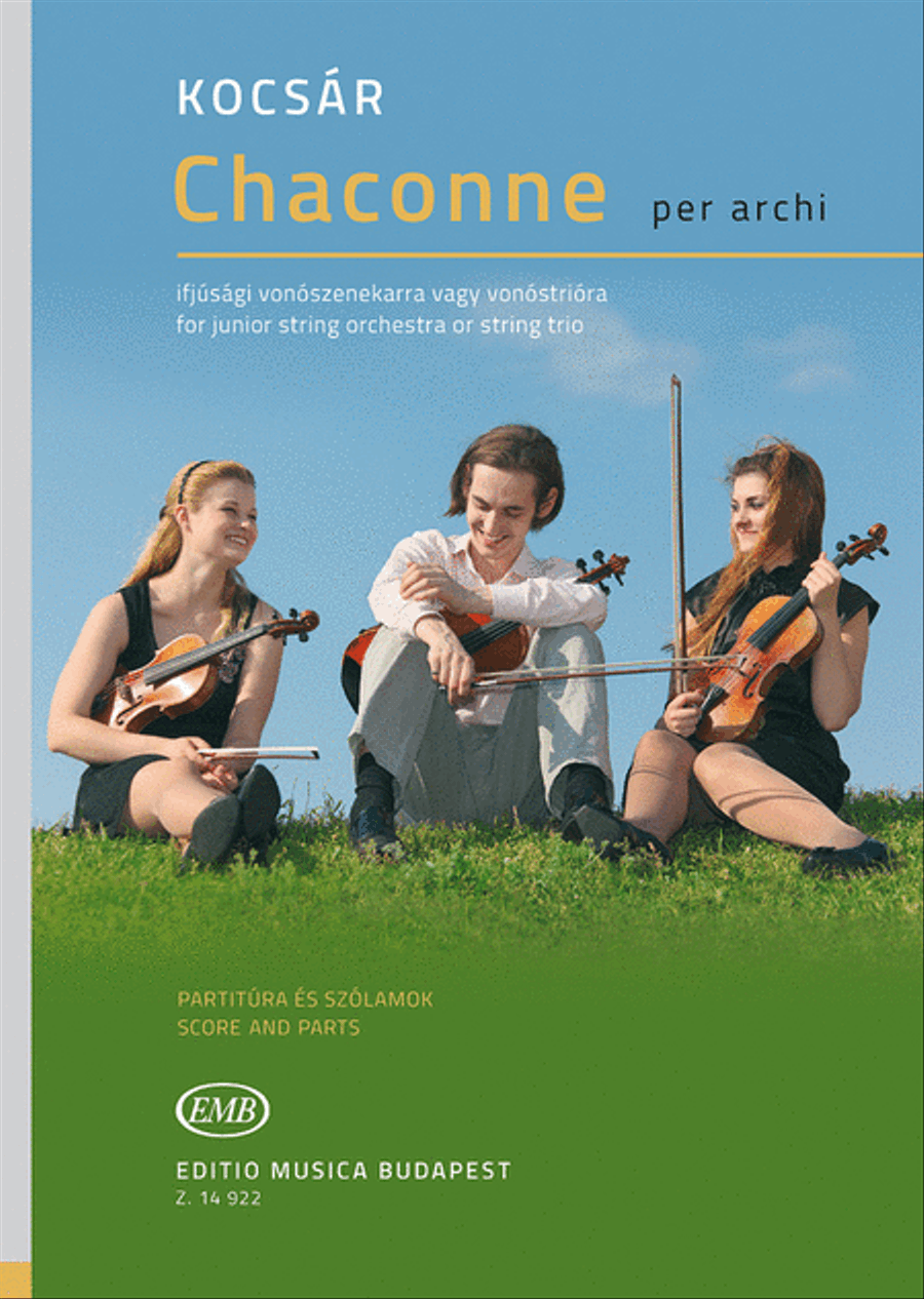 Chaconne per archi String Orchestra scores gallery preview page 1