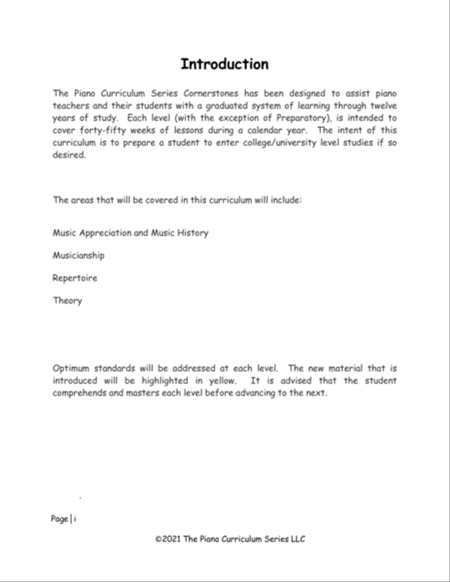 Piano Cornerstones-A Piano Curriculum Piano Method scores gallery preview page 2