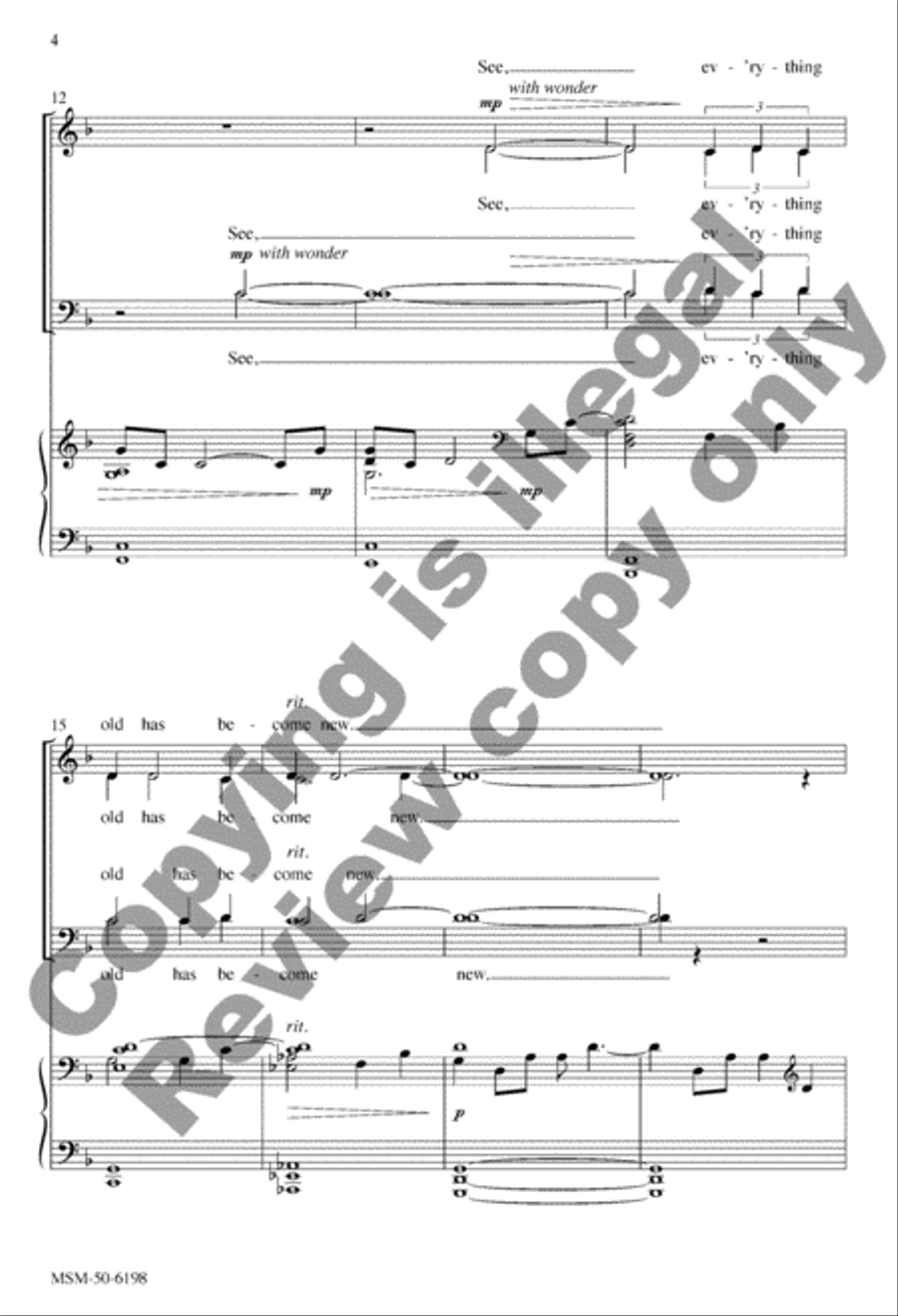 I Will Make a Way! 4-Part scores gallery preview page 4