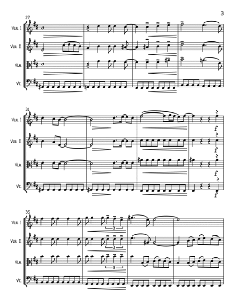 You Know My Name from CASINO ROYALE String Quartet scores gallery preview page 3