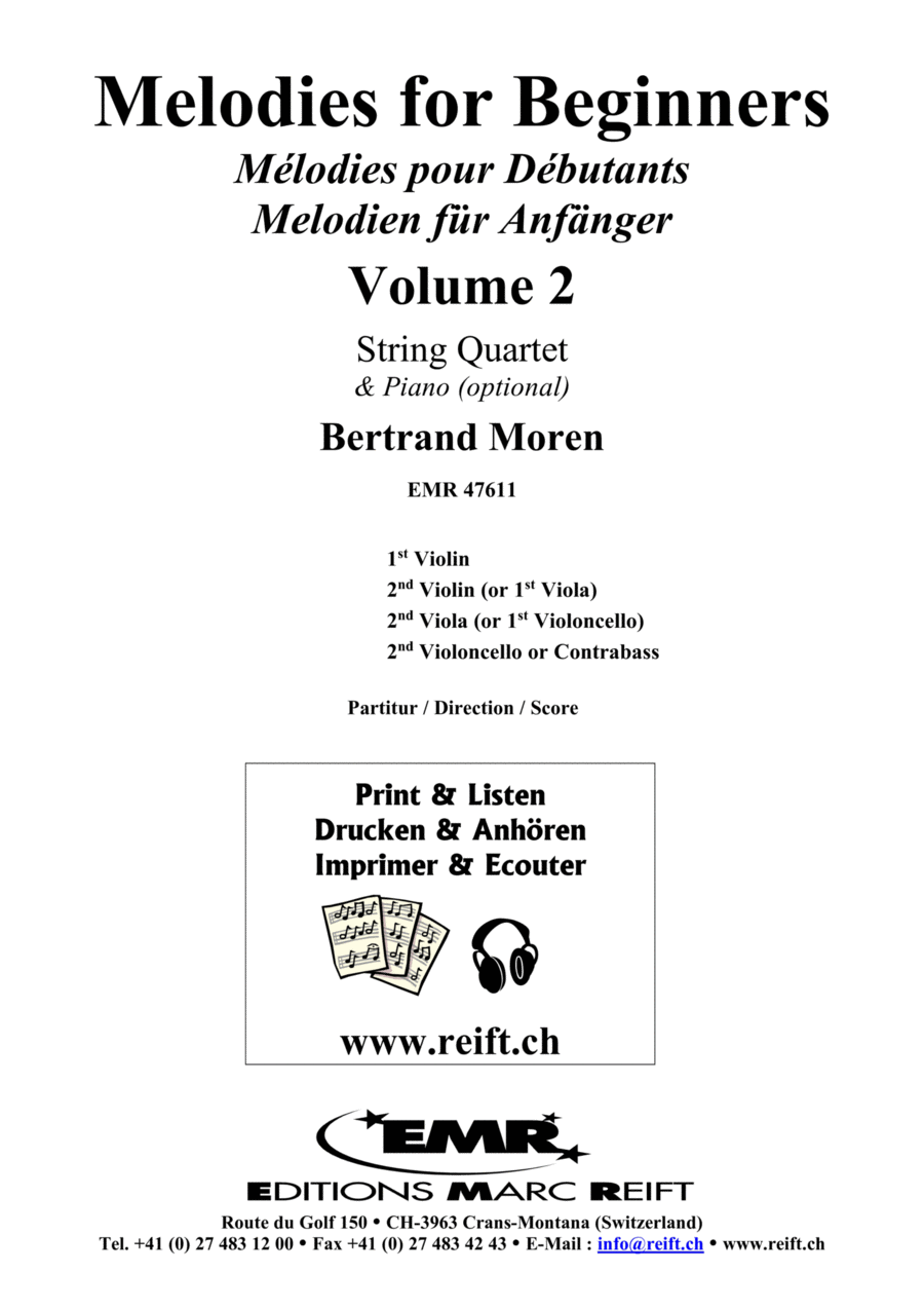 Melodies for Beginners Volume 2 Cello scores gallery preview page 1
