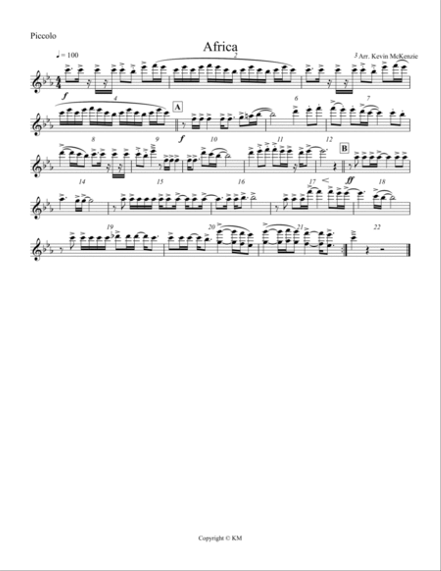 Africa Marching Band scores gallery preview page 3