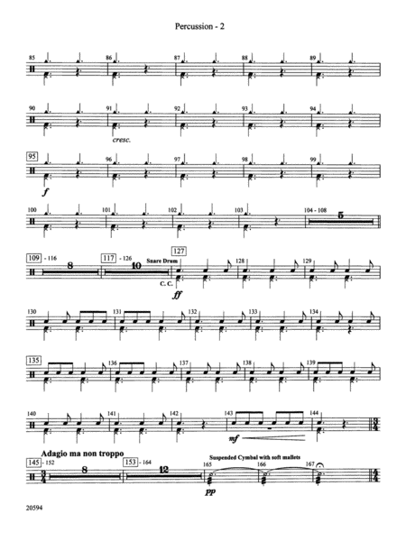 Symphony No. 9 (Fourth Movement): 1st Percussion
