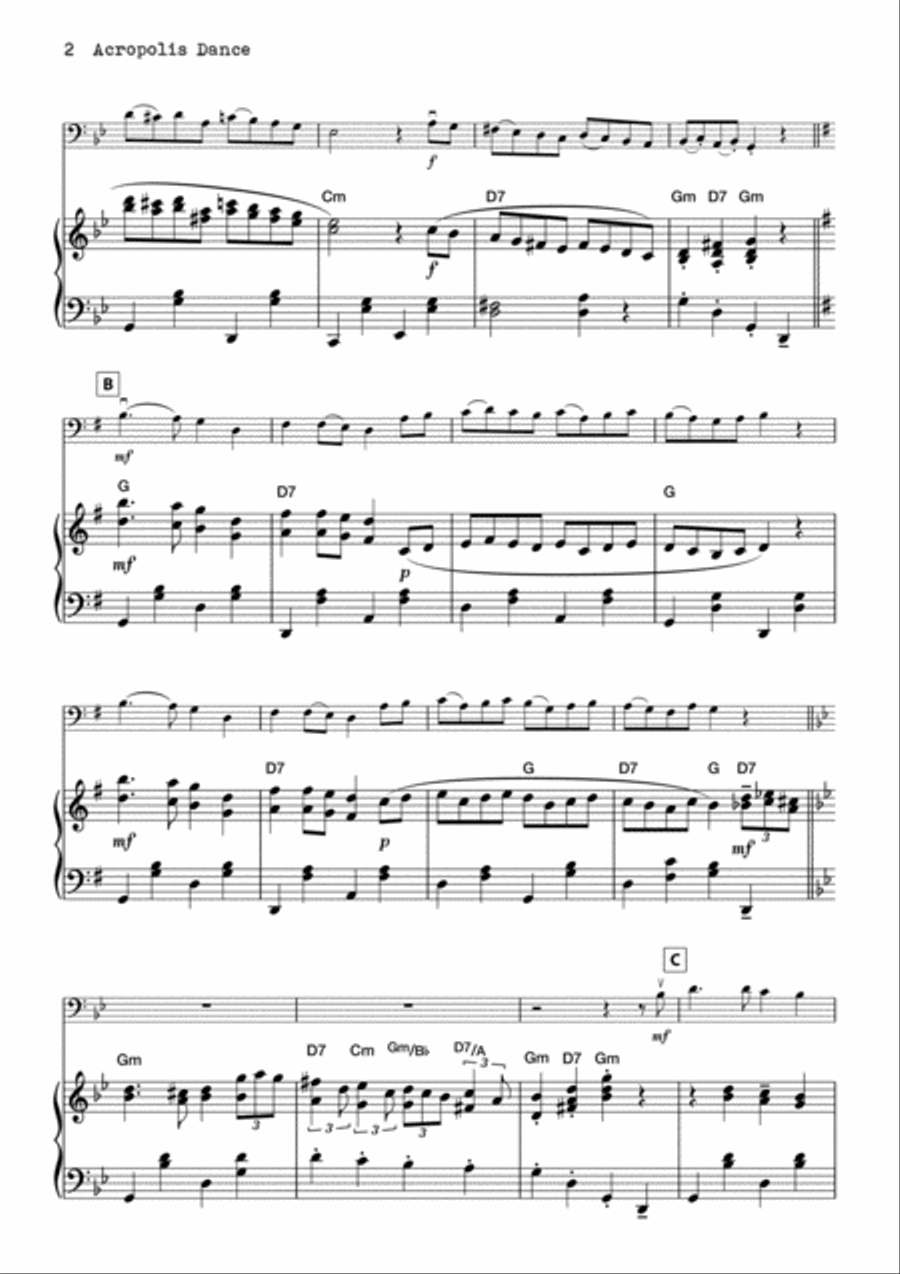 Cello Globetrotters + CD Cello Globetrotters + CD Piano Accompaniment scores gallery preview page 7