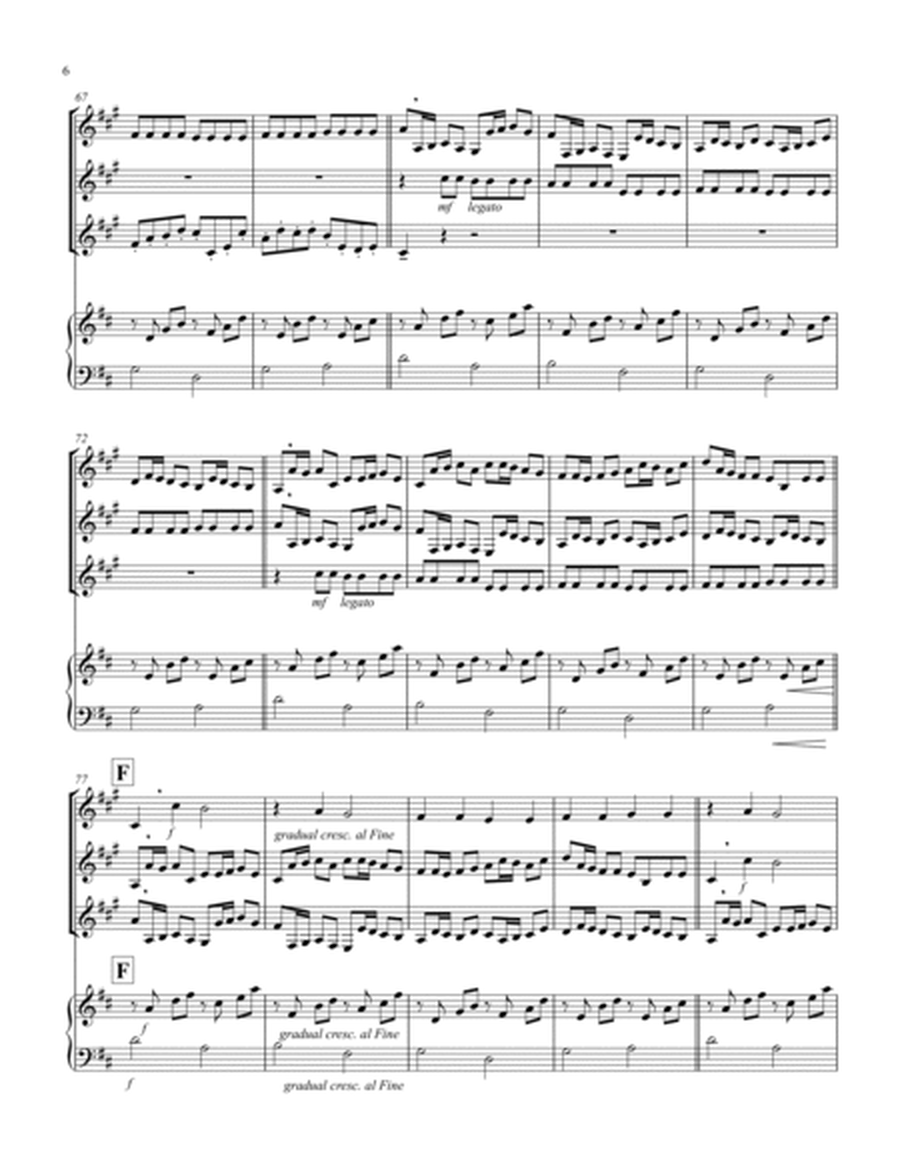 Canon in D (Pachelbel) (D) (French Horn Trio, Keyboard)