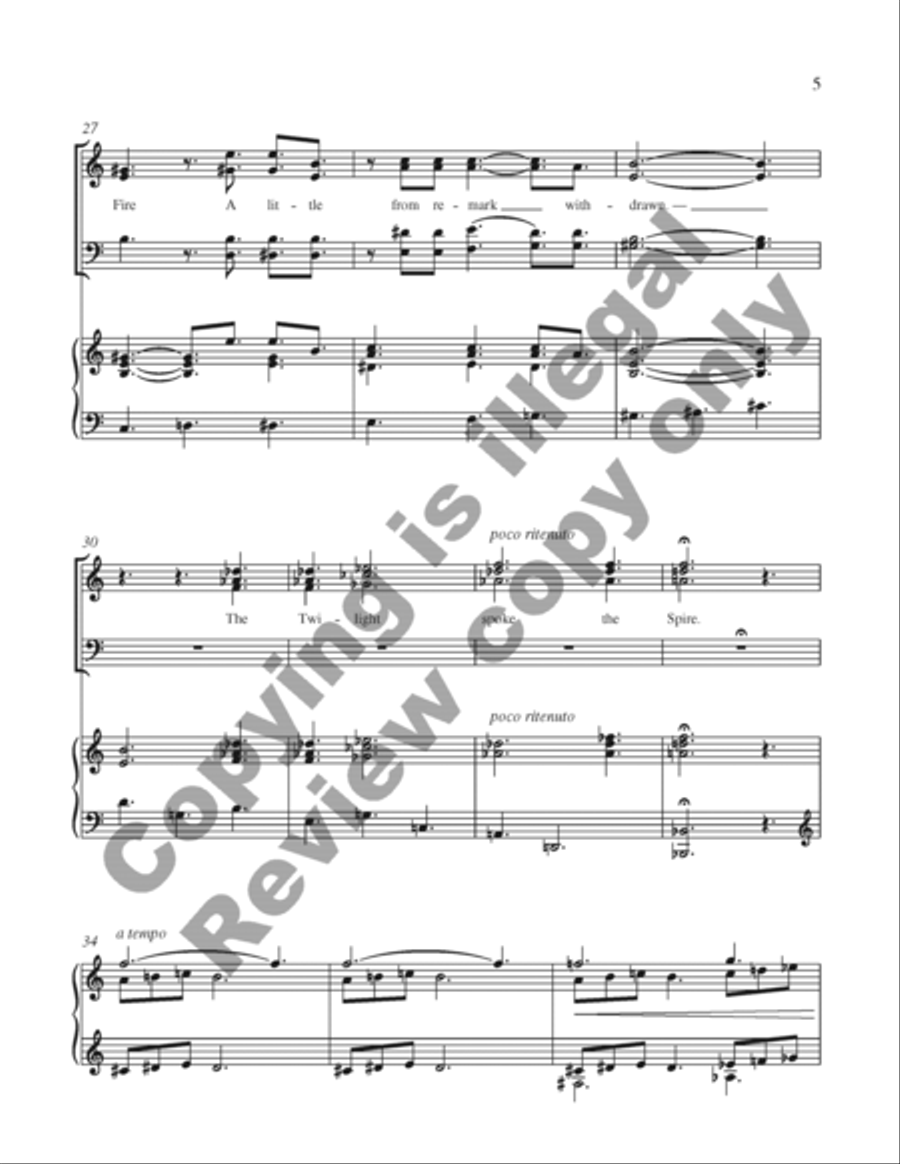 The Mountains Stood in Haze 4-Part scores gallery preview page 11