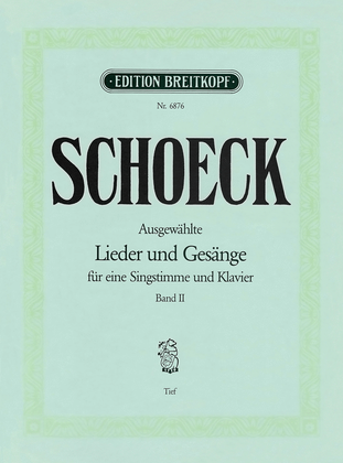 Selected Lieder and Songs