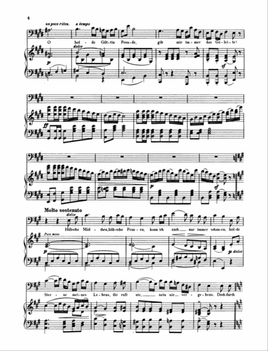 Heiterkeit und Fröhlichkeit Baritone Voice scores gallery preview page 3