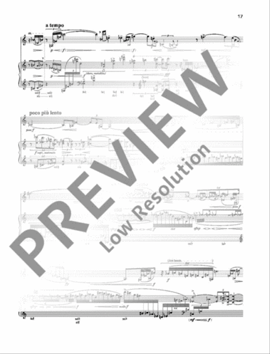 Un bouquet de pensées English Horn scores gallery preview page 18