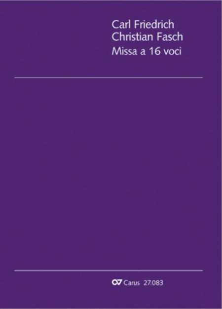 Mass for 16 voices (Missa a 16 voci)