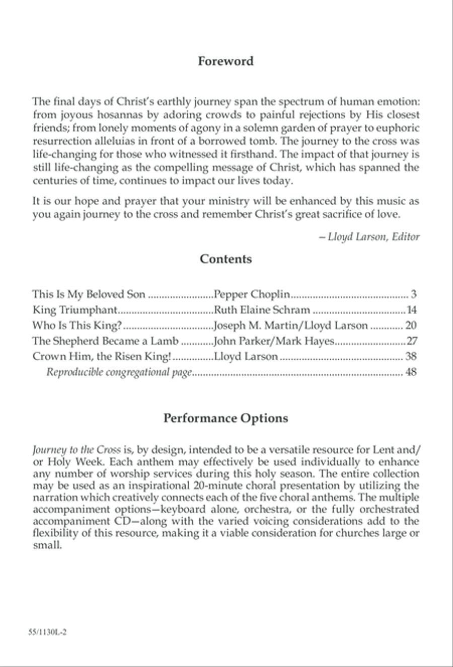 Journey to the Cross 3-Part scores gallery preview page 3