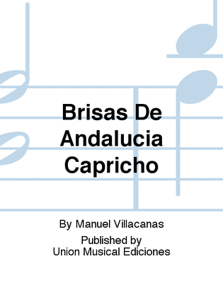 Book cover for Brisas De Andalucia Capricho