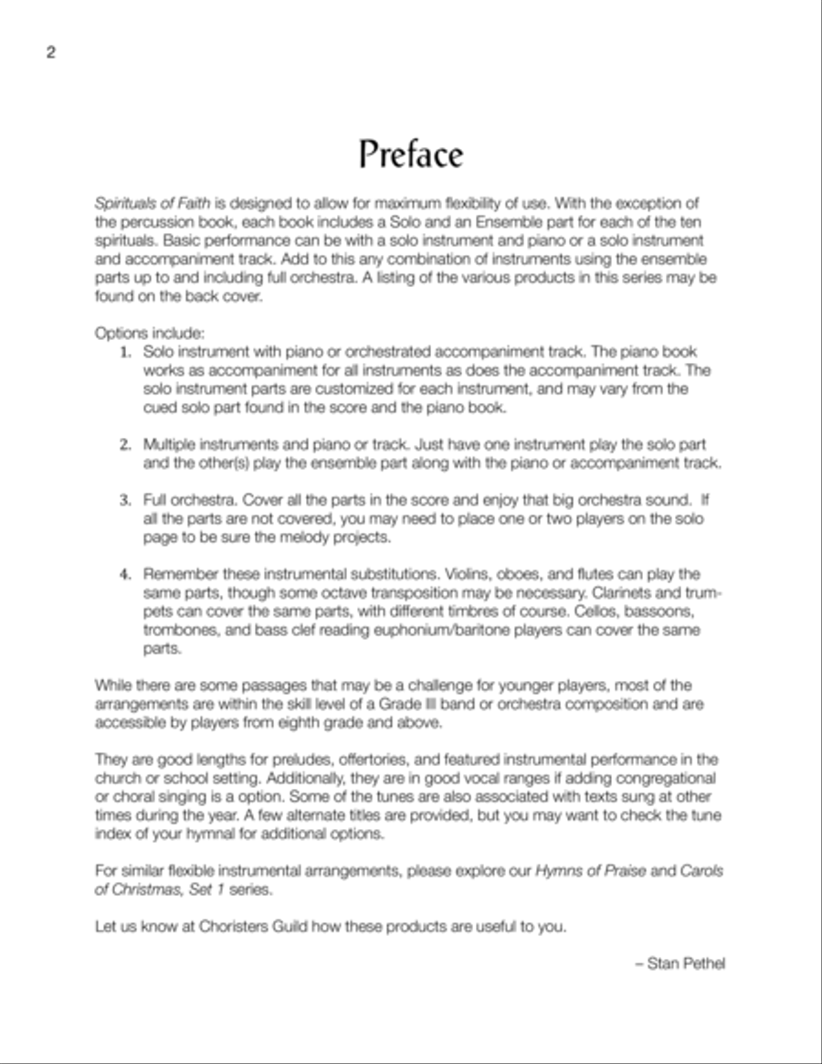 Spirituals of Faith - Flute Flute scores gallery preview page 2