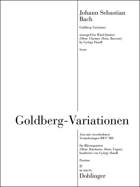 Goldberg-Variationen BWV 988