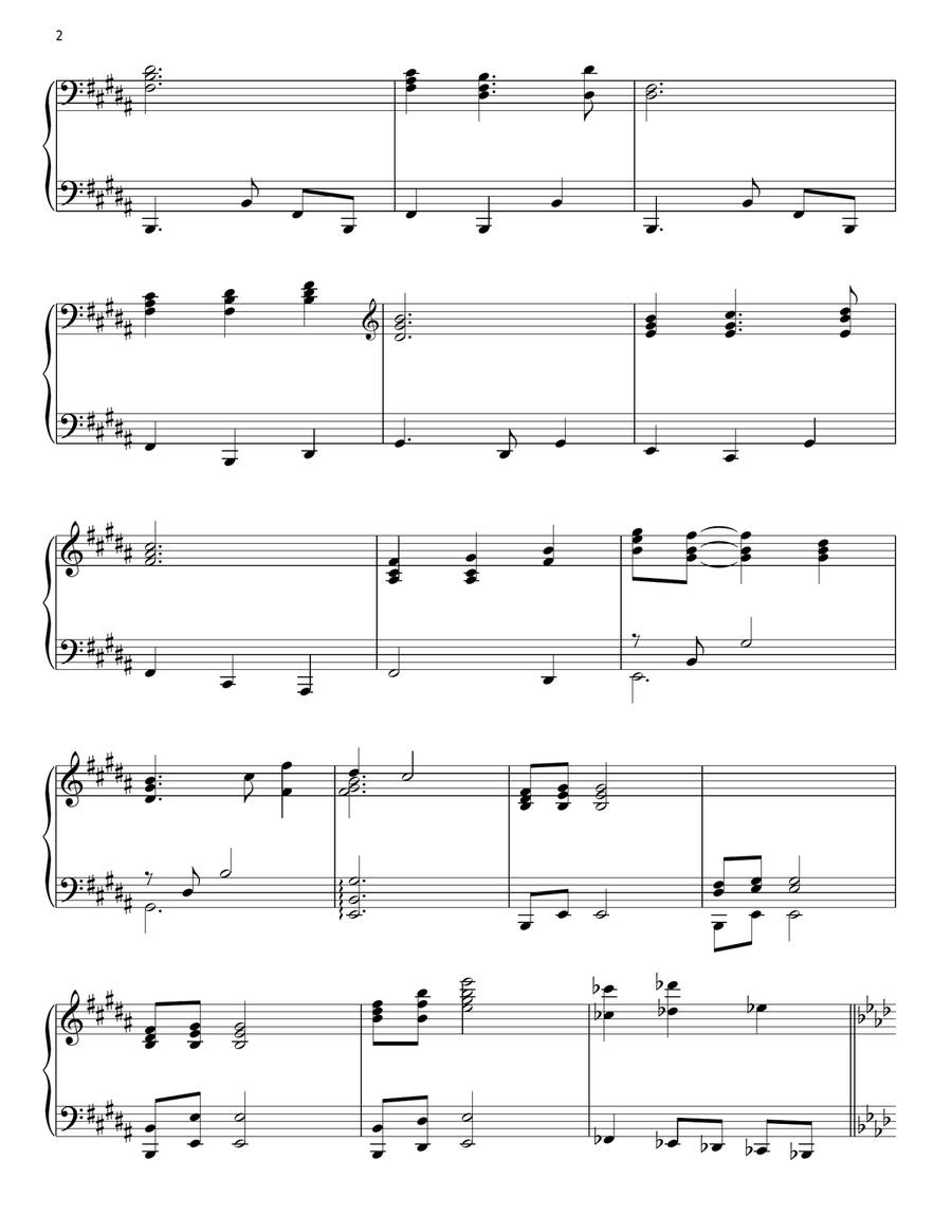 Romantic Flight (from How to Train Your Dragon) Piano Solo scores gallery preview page 2