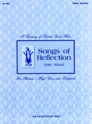 Book cover for Songs of Reflection - High Voice