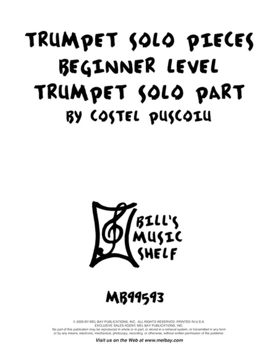 Trumpet Solo Pieces - Beginner Level