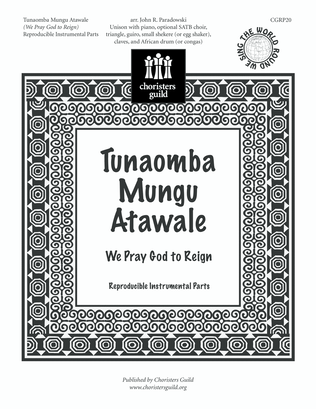 Book cover for Tunaomba Mungu Atawale (We Pray God to Reign) - Reproducible Inst Parts