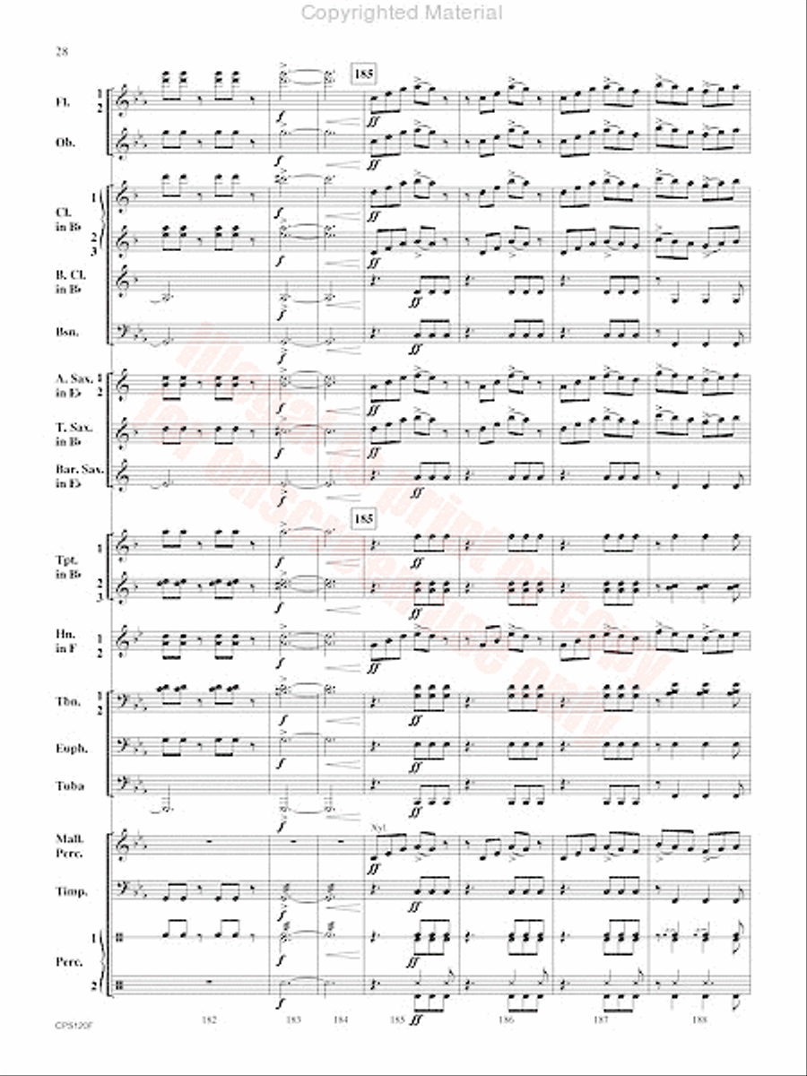 Instinct Concert Band scores gallery preview page 29