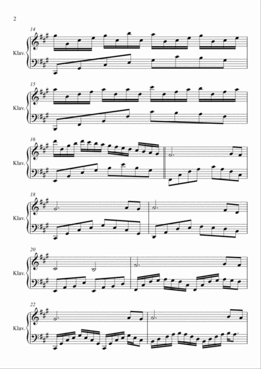 GLOW Pop piano Piano Solo scores gallery preview page 2