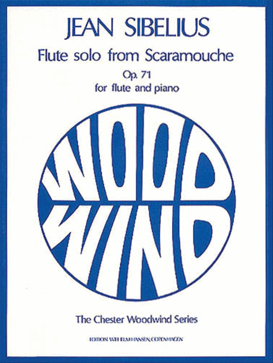 Jean Sibelius: Flute Solo (Scaramouche) Op.71 Flute Solo scores gallery preview page 1