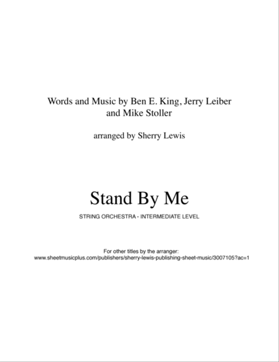 Stand By Me String Quintet scores gallery preview page 2