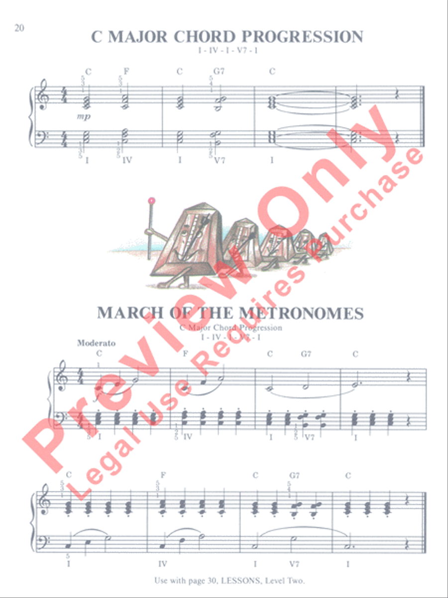 David Carr Glover Method for Piano Technic Piano Method scores gallery preview page 5