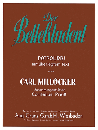 Milloecker C Bettelstudent - Potp