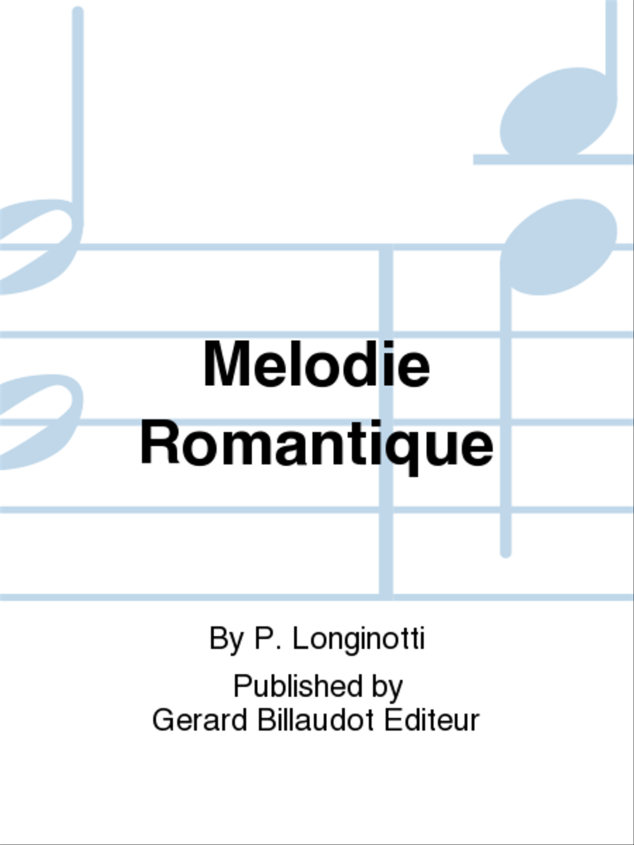 Melodie Romantique Piano scores gallery preview page 1