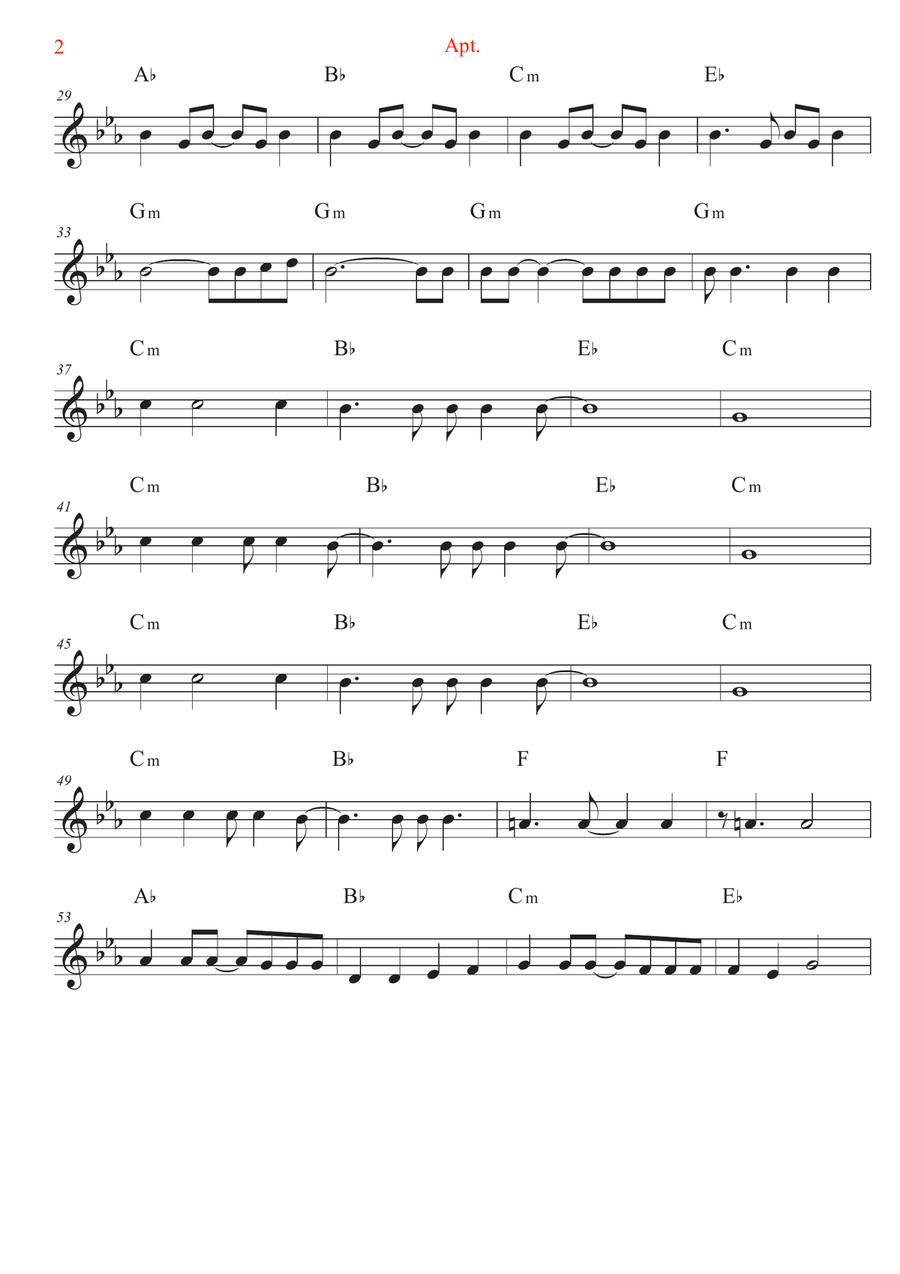 Apt. Violin Solo scores gallery preview page 2
