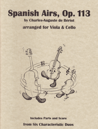 Book cover for Spanish Airs, Op. 113