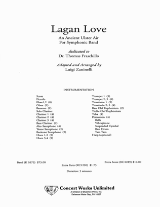Book cover for Lagan Love Full Score