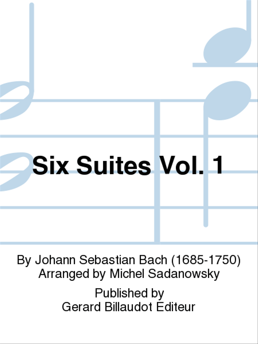 Six Suites, Vol. 1 Six Suites, Vol. 1 Chamber Music scores gallery preview page 1
