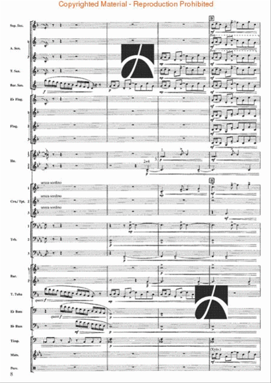 Firework Concert Band scores gallery preview page 7