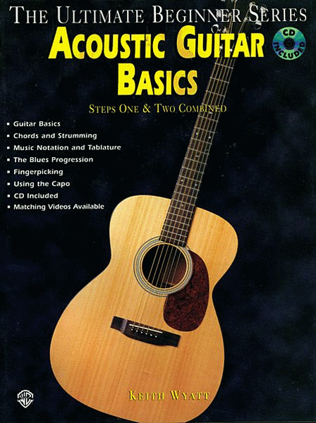 Acoustic Guitar Basics, Steps One & Two Combined (Book and CD) image number null
