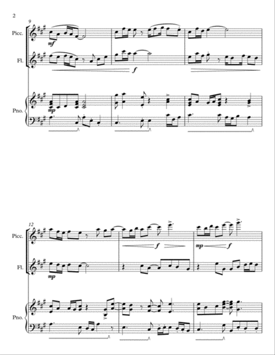 Trekking the Mountain Flute Solo scores gallery preview page 2